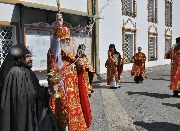 Крестный ход после молебного пения